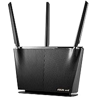 ASUS WiFi 6 Router (RT-AX68U) - Dual Band Gigabit Wireless Router, 3x3 Support, Gaming & Streaming, AiMesh Compatible, Included Lifetime Internet Security, Parental Control, MU-MIMO, OFDMA