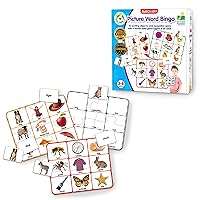 The Learning Journey: Match It! Bingo - Picture Word - Reading Game for Preschool and Kindergarten 36 Picture Word Cards, 9.5