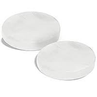 Himalayan Glow WBM Selenite Crystal Charging Plate For Smudging, Healing, and Recharging Crystals - 2 Pack