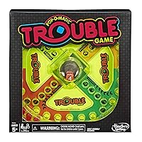 Trouble Neon Pop Classic Board Game for Kids 5+