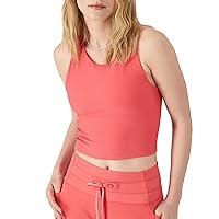 Champion Women's Crop Top, Soft Touch, Moisture Wicking, Ribbed Cropped Top for Women