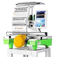 S-1501 Commercial Embroidery Machine with 15 Needles, 1200SPM Max Speed, 12