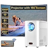 Portable Projector With Screen, Electric Focus Projector, Max 250