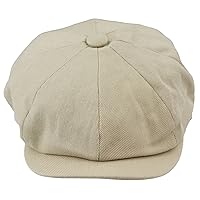 TruClothing.com Men's 8 Panel Razor Summer Hat Cotton Blinders Newsboy Flat Cap Shelby