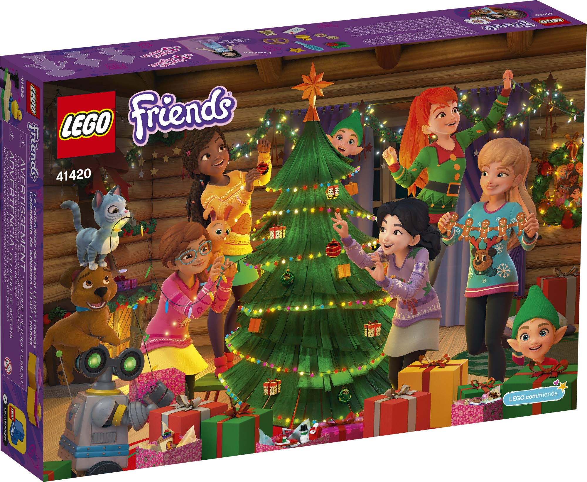 LEGO Friends 2020 Advent Calendar 41420, Kids Advent Calendar with toys; makes a great holiday treat for children who love toy Advent Calendars and buildable figures (236 Pieces)