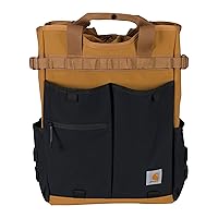 Carhartt 28l Nylon Cinch-top Convertible Tote, Durable Adjustable Backpack Straps and Laptop Sleeve