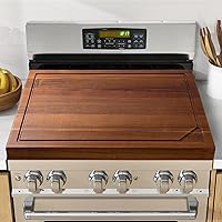 Noodle Board Stove Cover - Acacia Wood Stove Top Covers for Electric Stove and Gas Stove - Sink Cover RV Stove Top Cover - 30