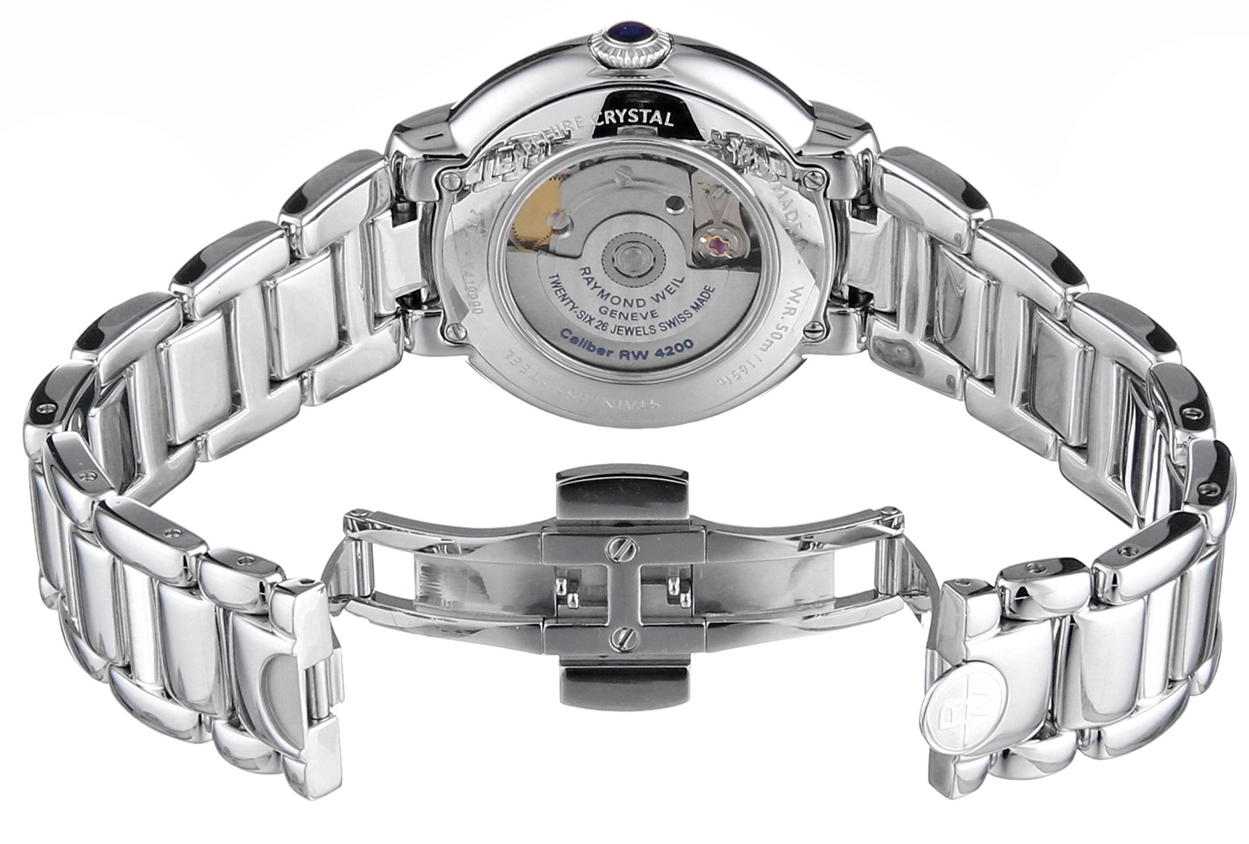 Raymond Weil Women's 2935-ST-01659 Jasmine Analog Display Swiss Automatic Silver Watch