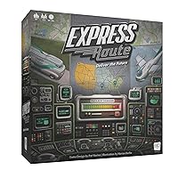 Express Route Board Game | Light Strategy Cooperative Board Game for Adults and Family | Ages 10+ | 1 to 4 Players | Average Playtime 60 Minutes | Made by The Op Games | Usaopoly