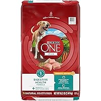 Purina One Plus Digestive Health Formula Dry Dog Food Natural with Added Vitamins, Minerals and Nutrients - 16.5 lb. Bag