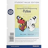 Introduction to Computing and Programming in Python, Student Value Edition (3rd Edition) Introduction to Computing and Programming in Python, Student Value Edition (3rd Edition) Paperback Loose Leaf