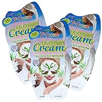 Coconut Cream Mask, Face Mask with Coconut Oil, Shea Butter and Cocoa Butter, Helps to Deep Moisturize your Skin, Hydrating Mask, Normal or Dry Skin, 0.5 Fl Oz, Sachet (Packaging May Vary)