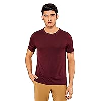 CRZ YOGA Men's Lightweight Pima Cotton Workout Shirts Athletic T-Shirt Quick Dry Short Sleeve Shirt