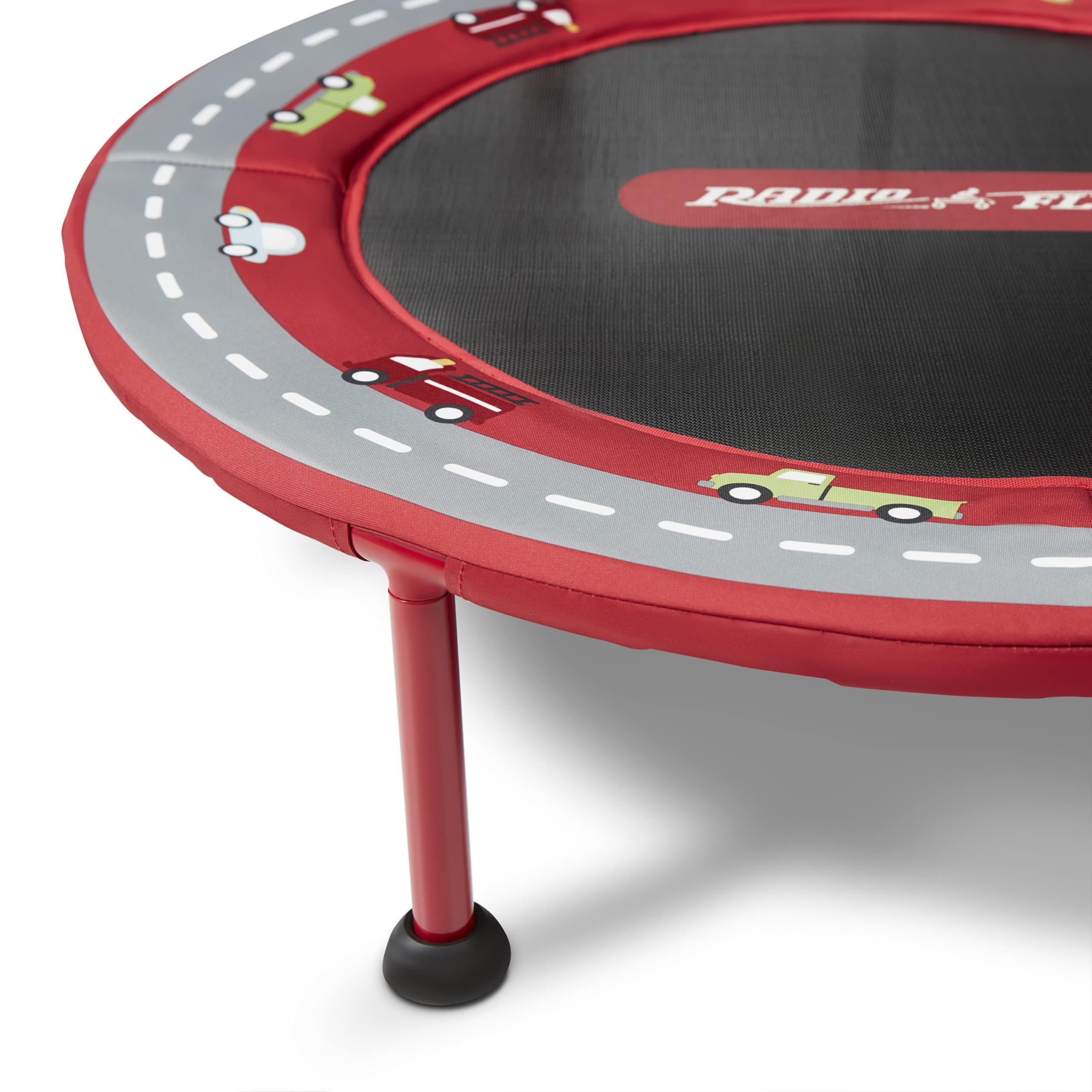 Radio Flyer 2-in-1 Kids' Trampoline, Mini Trampoline for Toddlers, Ages 3-6 Years