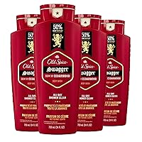 Old Spice Swagger Scent of Confidence, Body Wash for Men, 24 fl oz (Pack of 4)