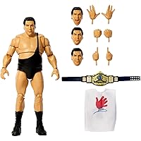 Mattel WWE Andre the Giant Ultimate Edition Action Figure with Interchangeable Accessories, Articulation & Life-Like Detail, 6-inch