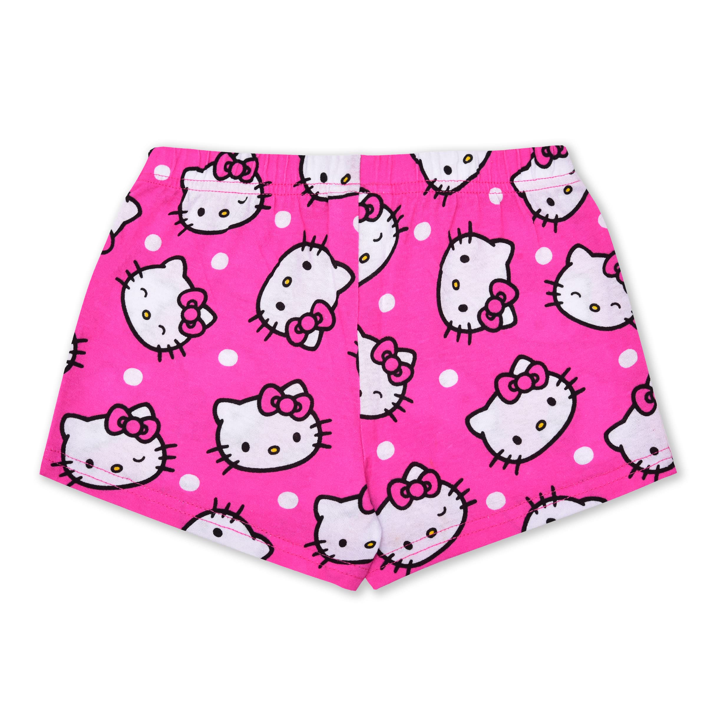 Hello Kitty Girls T-Shirt and Short Set for Infant, Toddler, Little and Big Girls - Pink