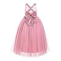 ekidsbridal Crossed Straps A-Line Junior Flower Girl Dresses Pageant Dress Ball Gown 177