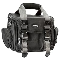 Ultimaxx Large Fully Padded Gadget Bag With Dual Buckles For Sony,Nikon, Canon, Olympus, Pentax, Panasonic, Samsung & Many More SLR Cameras & Camcorders