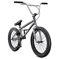 Mongoose Legion Kids Freestyle BMX Bike, Intermediate Rider, Boys and Girls Bikes, 20-Inch Wheels, Hi-Ten Steel Frame, Micro Drive 25x9T BMX Gearing