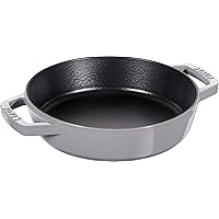 Staub 40511-660-0 Cast Iron Frying Pan, Grey, 20 cm