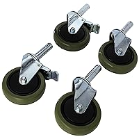 Lumex Replacement Casters for 7910A-1 and 7915A-1 Shower Chairs, Pack of 2, 7910A-CST