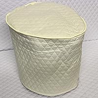 Quilted Cover Compatible with Keurig Coffee Brewing System (Little K, Cream)