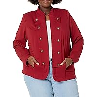 Tommy Hilfiger Women's Classic Tommy X Gigi Hadid Open Front Band Jacket