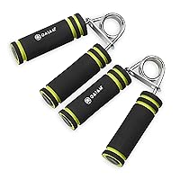 Gaiam Restore Hand Grip 2-Pack - Hand Strengthener Grips Foam Handle Medium Resistance for Physical Therapy, Arthritis, Carpel Tunnel, Finger, Forearm & Hand Pain Relief