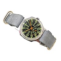 Military ZIM Mens Wrist Watch Aviator Vintage USSR Rare Serviced & Oiled