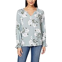 Angels Forever Young Women's Ashley Boho Long Sleeve Blouse Top