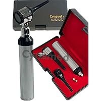 New Veterinary Diagnostic Otoscope Set Kit Vet Instrument with 2 Extra Replacement Bulb Cynamed