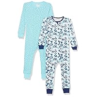 Hanes baby-boys Baby Play Suits, Ultimate Baby Zippin Pajamas, Sleep and Play Suits, 2-packbodysuit