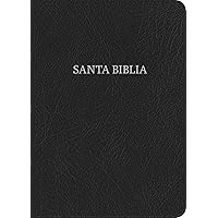 Biblia Reina Valera 1960 Compacta, Letra Grande, negro, piel fabricada | RVR 1960 Compact Bible Large Print Black, Bonded Leather (Spanish Edition)