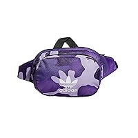 adidas Originals Sport Waist Pack/Travel and Festival Bag, Adi Blur Camo Series Collegiate Purple/Black, One Size