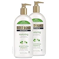 Gold Bond Ultimate Restoring Skin Therapy Lotion With Green Tea & Vitamin C, 13 oz. (Pack of 2)