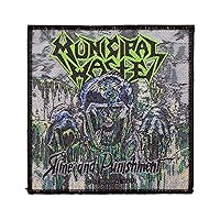 Municipal Waste Men's Slime And Punishment Woven Patch Black