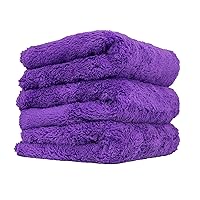 Chemical Guys MIC34803 Happy Ending Ultra Plush Edgeless Microfiber Towel, Purple (16