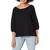 Tommy Hilfiger Women's Long Sleeve Everyday Casual Knit Top