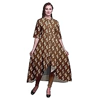Bimba Anarkali Dress For Women Mandarin Collar Indian Kurtis Asymmetrical Kurta Wear Long Indian Kurti