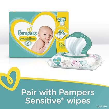 Diapers Size 6, 108 Count - Pampers Swaddlers Disposable Baby Diapers (Packaging & Prints May Vary)