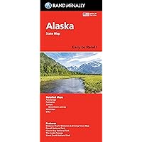 Rand McNally Easy to Read: Alaska State Map