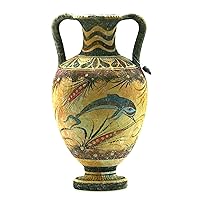 Minoan Vase Pottery Painting Dolphin Ancient Greek Crete Ceramic Knossos