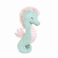 MON AMI Shelley The Seahorse Stuffed Animal, 1 Pc, Green - 18', Use as Toy or Nursery Room Décor, Great Gifts for Kids of All Ages, Ocean Animals
