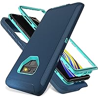 for Galaxy Note 9 Case, Jshru 3-Layer Heavy Duty Shockproof Bumper Protection Cover, Full Body Rugged Anti-Scratch Phone Case for Samsung Galaxy Note 9, Green