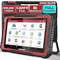 LAUNCH X431 PRO Elite [2024 New Model] Bidirectional Scan Tool, ECU Online Coding,37+ Service Functions,Full System Scanner for All Cars,CANFD & DOIP,Key IMMO,FCA AutoAuth,VAG Guide,2 Years Update
