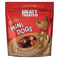 Mini Dogs Beef & Cheese Flavor Soft & Chewy Dog Treats, 25-oz.