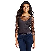 Women's Chantilly Lace Cropped Tee