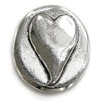 Basic Spirit Heart/Love Pocket Token (Coin) Handcrafted Pewter Lead-Free CN-11