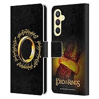 Head Case Designs Officially Licensed The Lord of The Rings The Fellowship of The Ring One Ring Graphics Leather Book Wallet Case Cover Compatible with Samsung Galaxy S23 FE 5G